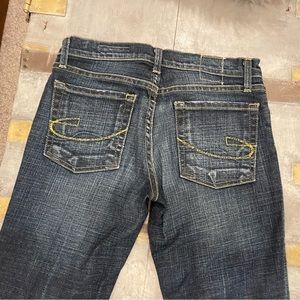 Ultra Low Bootcut Chip and Pepper Jeans